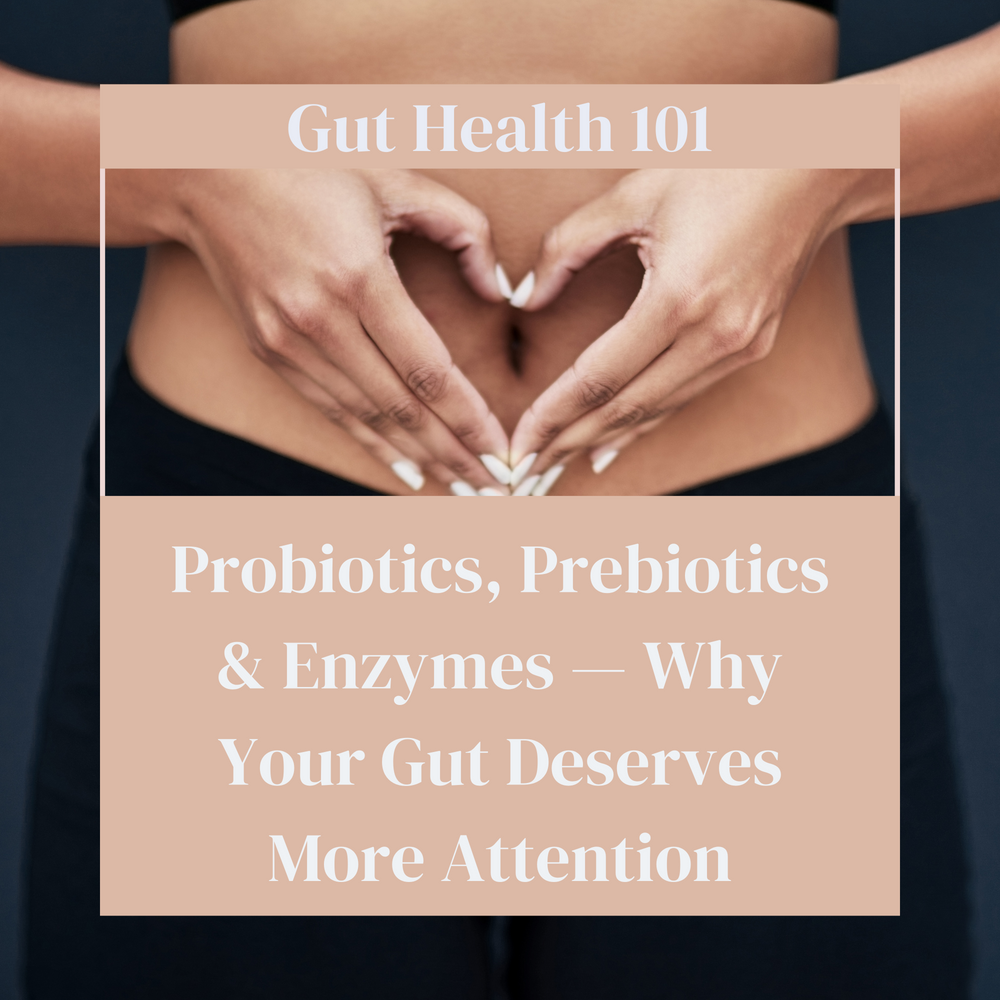 Gut Health 101: Probiotics, Prebiotics Enzymes — Why Your Gut Deserves More Attention