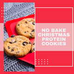 No-Bake Christmas Protein Cookies: A Festive and Healthy Delight