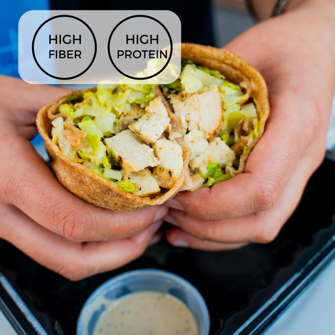 Chicken Caesar Salad Wrap