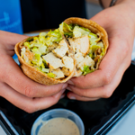 Chicken Caesar Salad Wrap