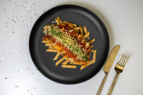 Chicken Parm With Whole Wheat Pasta