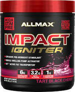 impact igniter pre workout tart black cherry